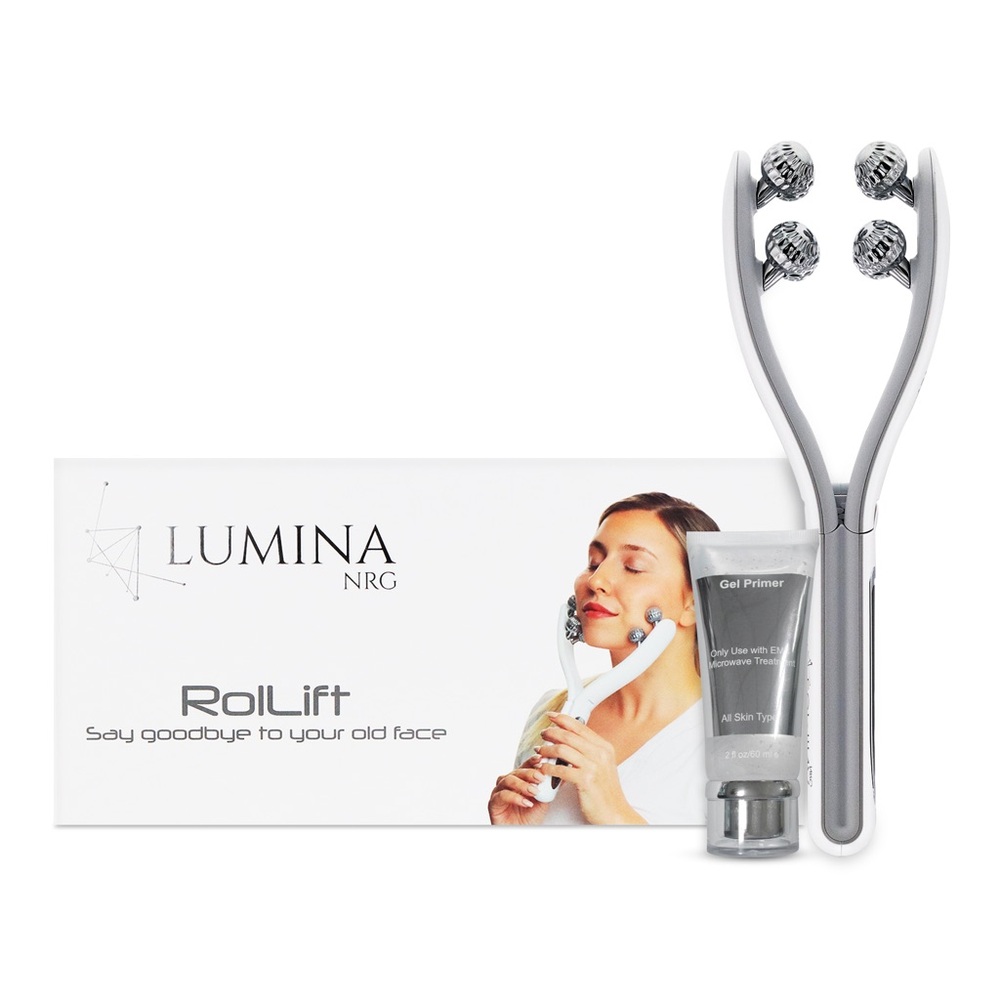 Lumina NRG RolLift Facial Toning Device EMS RF LED Massage Massager - Picture 9 of 17